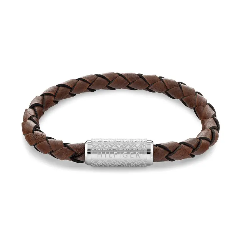 Tommy Hilfiger Armband TJ2790482 Heren Bruin 19 cm