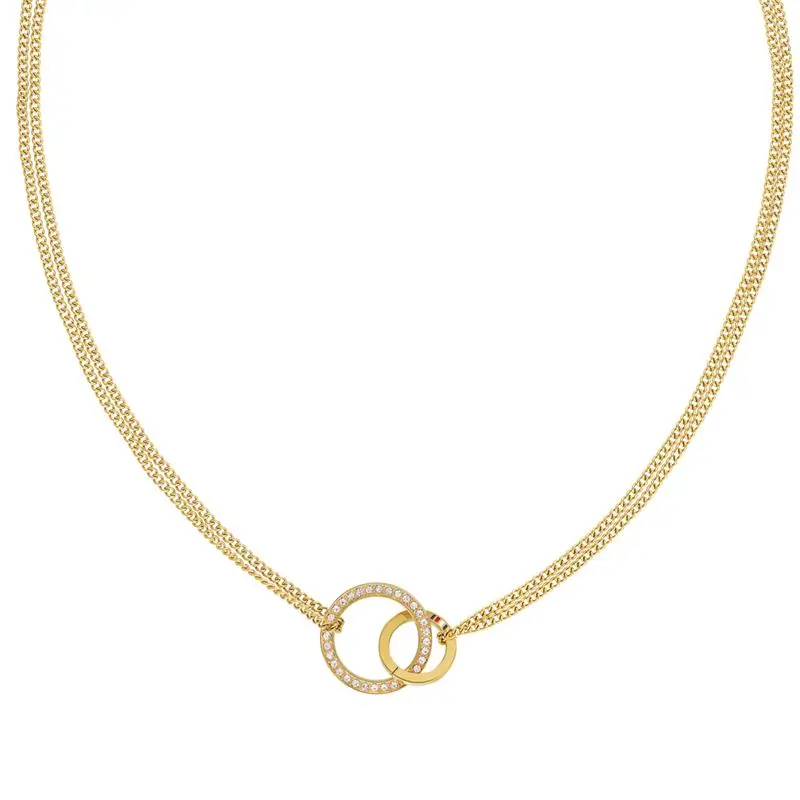 Tommy Hilfiger Collier TJ2780077 Dames Goudkleurig 46 cm