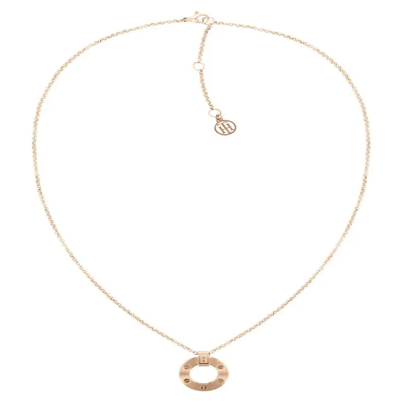 Tommy Hilfiger Collier TJ2780644 Dames Rosékleurig 50 cm