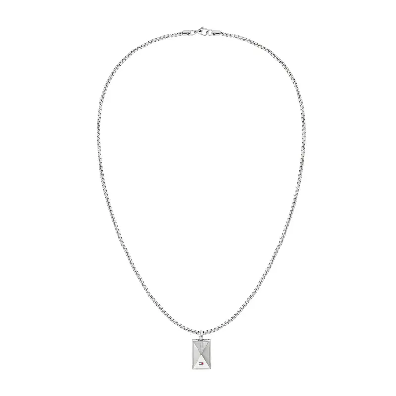 Tommy Hilfiger Collier TJ2790564 Heren Zilverkleurig 60 cm