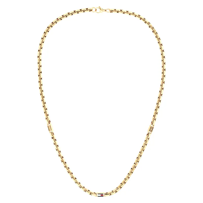 Tommy Hilfiger Collier TJ2790673 Heren Goudkleurig 56 cm