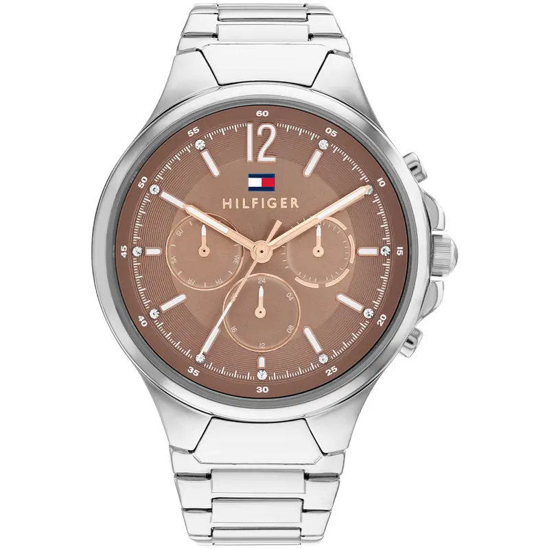 Tommy Hilfiger Dames Horloge TH1782596 40 mm Zilverkleurig