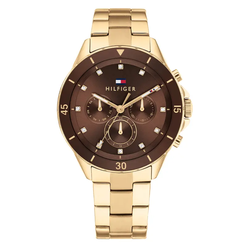 Tommy Hilfiger Dames Horloge TH1782709 40 mm Goudkleurig