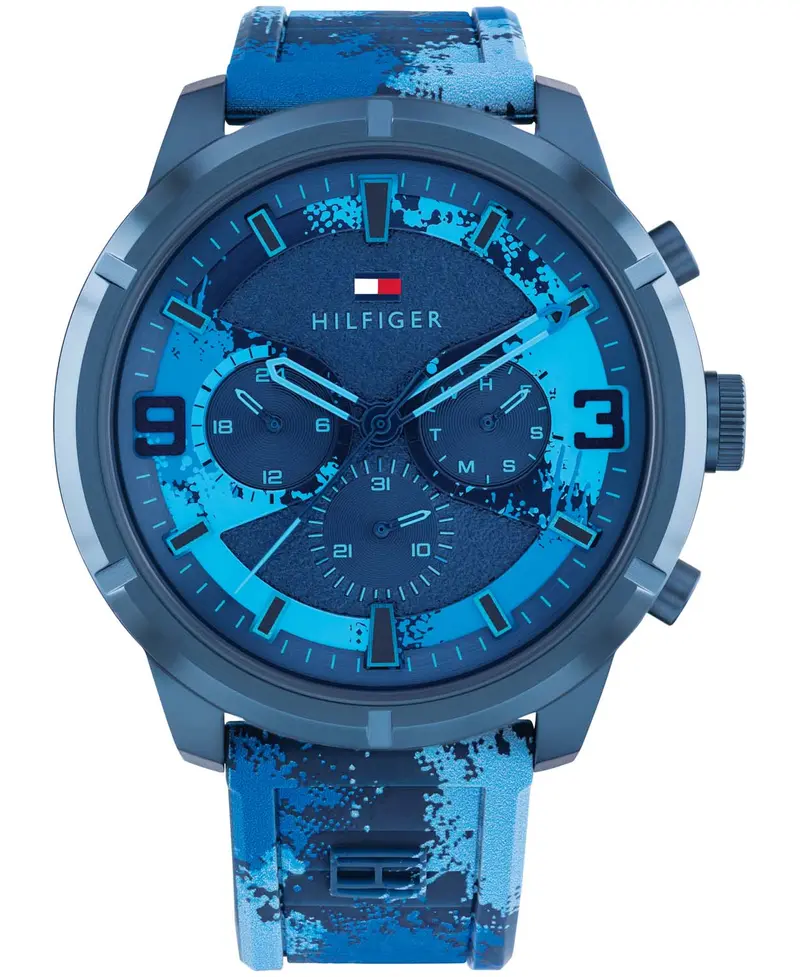 Tommy Hilfiger Heren Horloge TH1792073 50 mm Donkerblauw