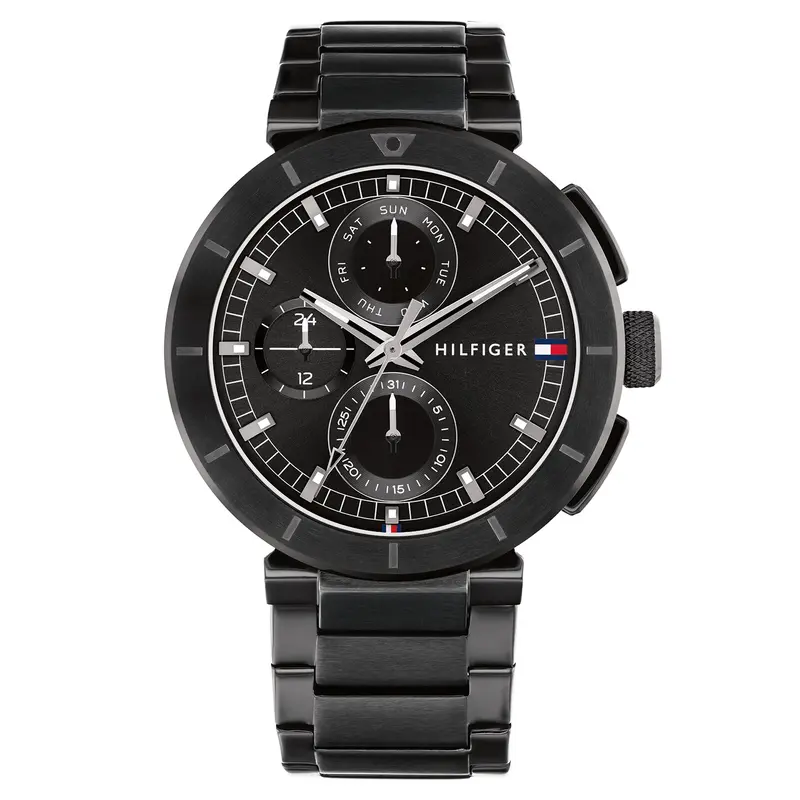 Tommy Hilfiger Heren Horloge TH1792119 44 mm Zwart