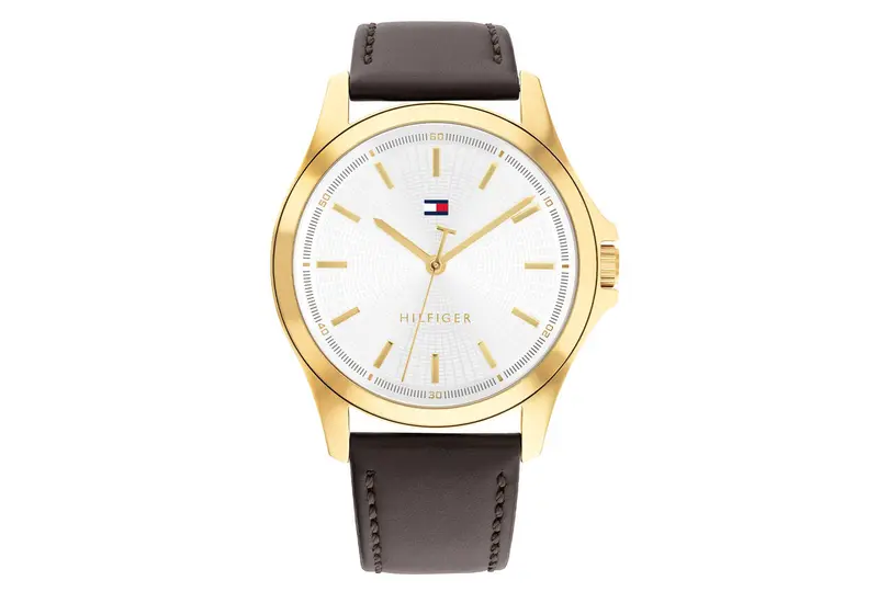 Tommy Hilfiger Heren Horloge TH1792204 43 mm Goudkleurig
