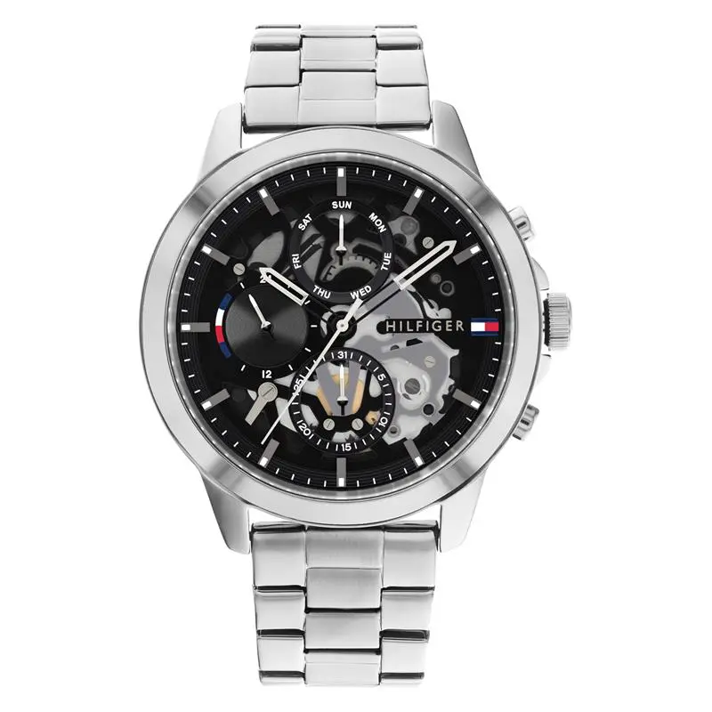 Tommy Hilfiger Horloge TH1710477 Heren Zilverkleurig 44 mm