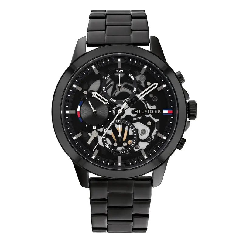 Tommy Hilfiger Horloge TH1710478 Heren Zwart 44 mm