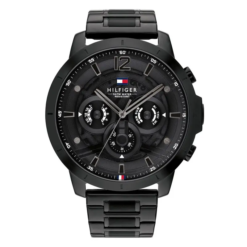 Tommy Hilfiger Horloge TH1710494 Heren Zwart 50 mm