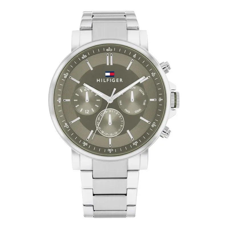 Tommy Hilfiger Horloge TH1710587 Dames Zilverkleurig 44 mm