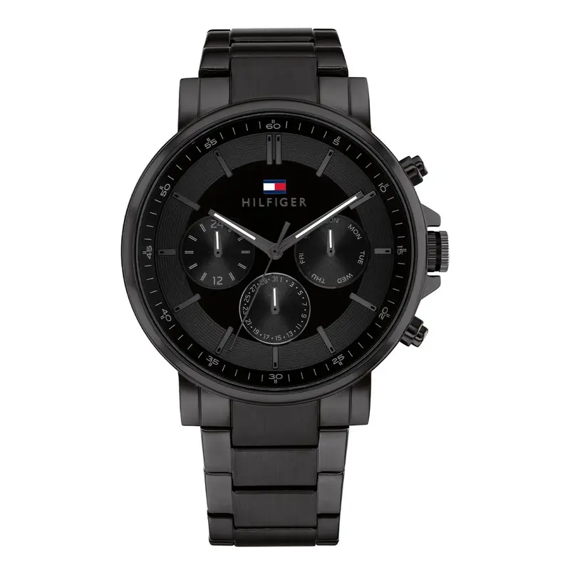 Tommy Hilfiger Horloge TH1710590 Heren Zwart 44 mm