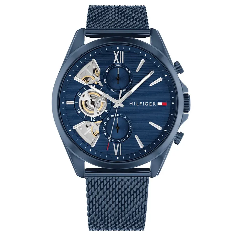Tommy Hilfiger Horloge TH1710648 Heren Blauw 44 mm