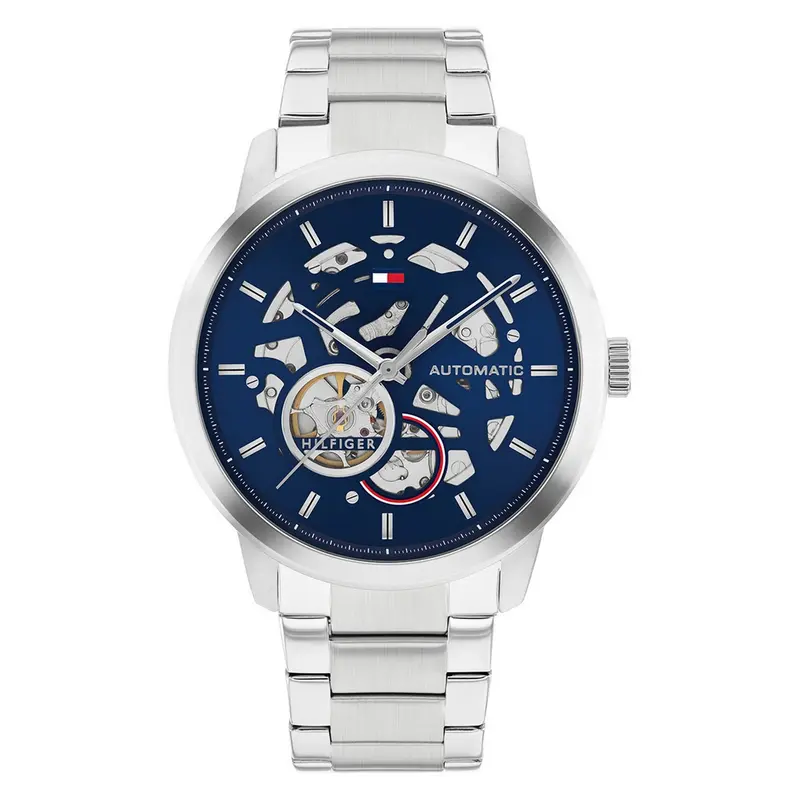 Tommy Hilfiger Horloge TH1710661 Heren Zilverkleurig 43 mm