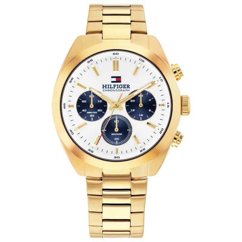 Tommy Hilfiger Horloge TH1710723 Heren Goudkleurig 40 mm