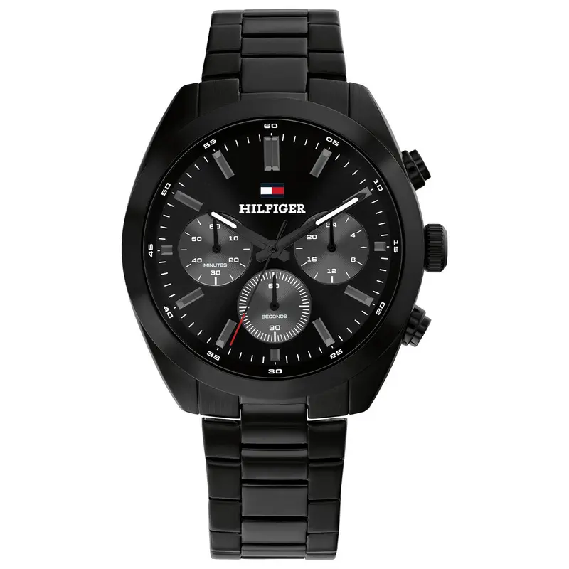 Tommy Hilfiger Horloge TH1710724 Heren Zwart 40 mm