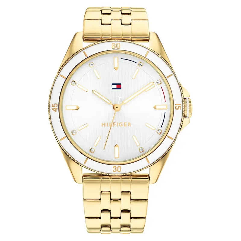 Tommy Hilfiger Horloge TH1782483 Dames Goudkleurig 38 mm