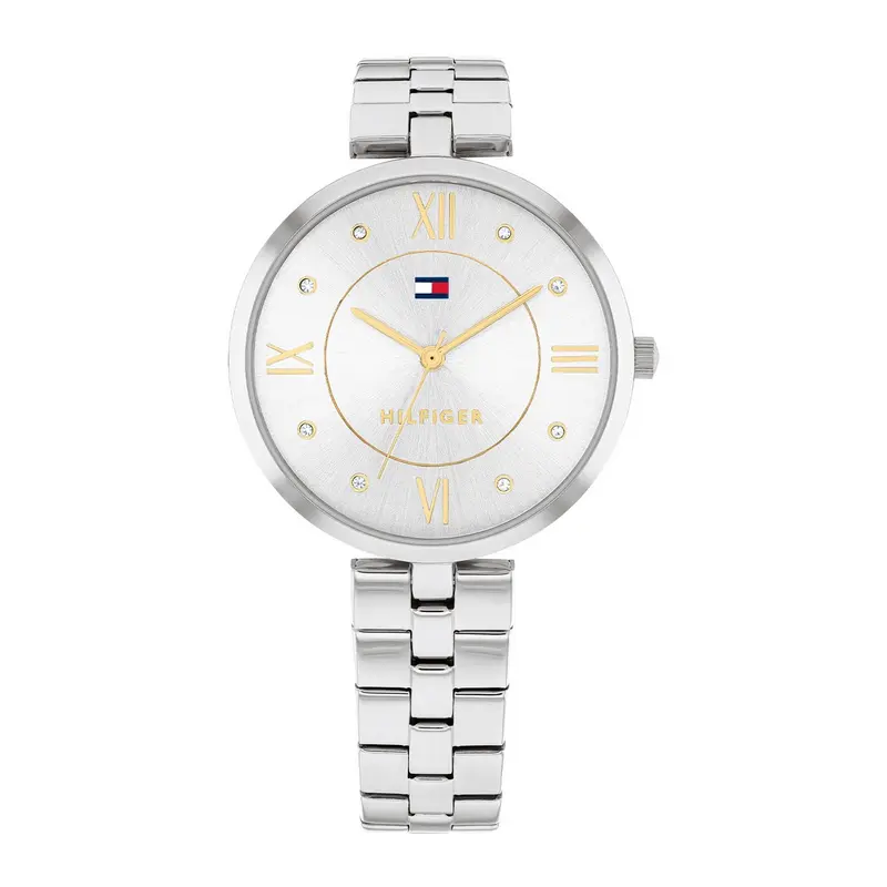 Tommy Hilfiger Horloge TH1782683 Dames Zilverkleurig 34 mm