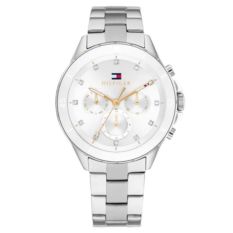Tommy Hilfiger Horloge TH1782707 Dames Zilverkleurig 40 mm