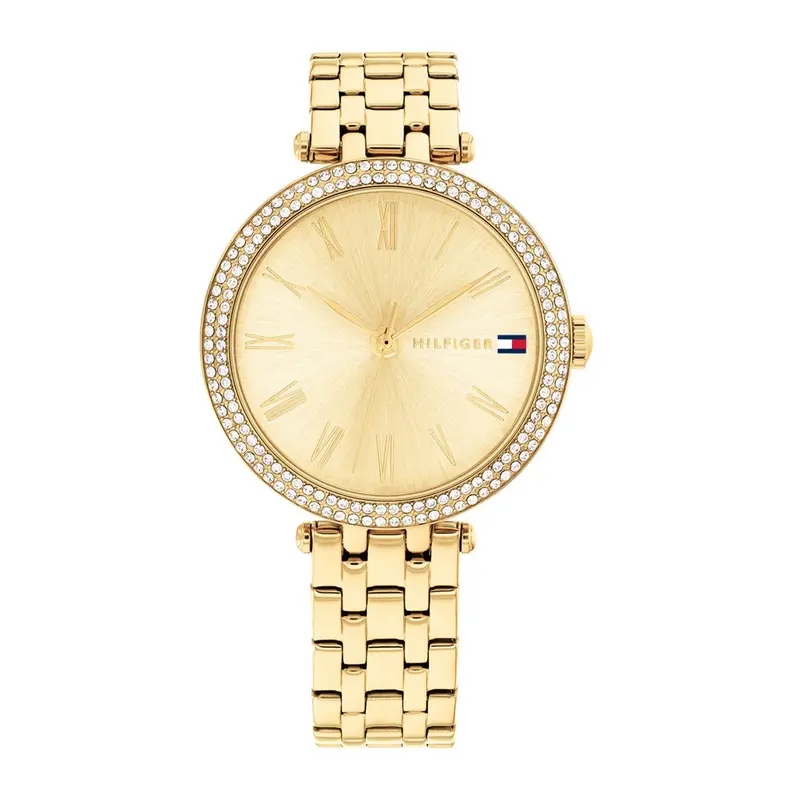 Tommy Hilfiger Horloge TH1782718 Dames Goudkleurig 34 mm