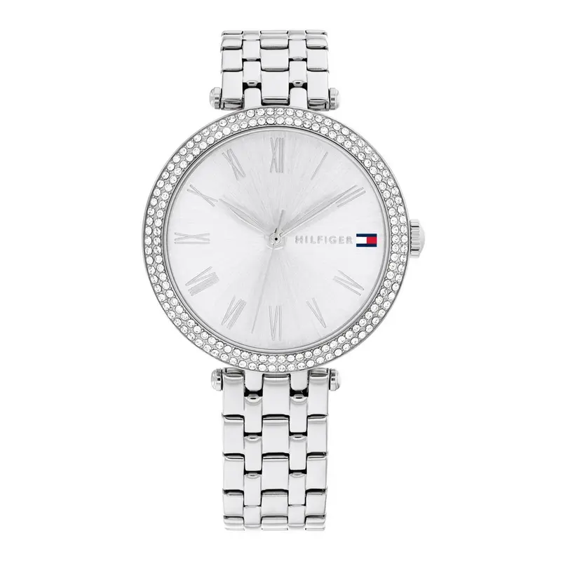 Tommy Hilfiger Horloge TH1782719 Dames Zilverkleurig 34 mm