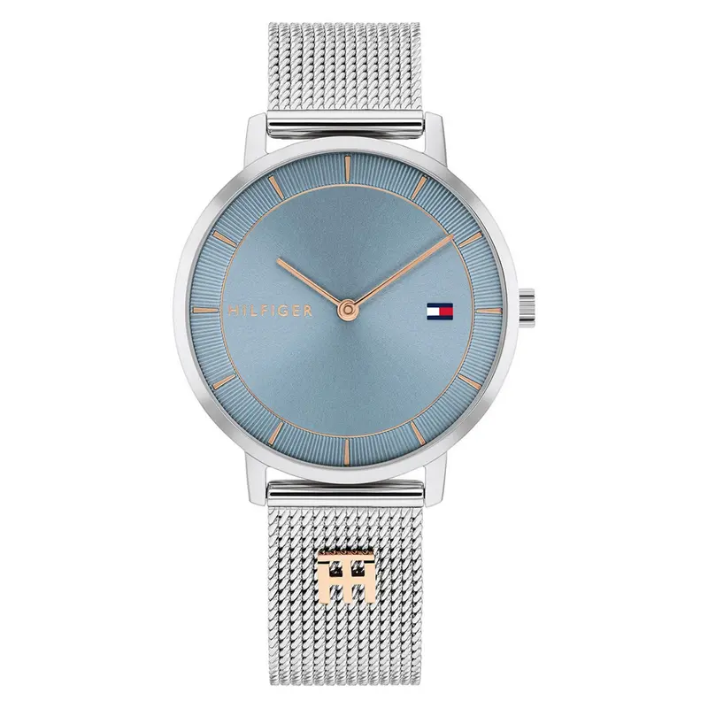 Tommy Hilfiger Horloge TH1782738 Dames Zilverkleurig 35 mm