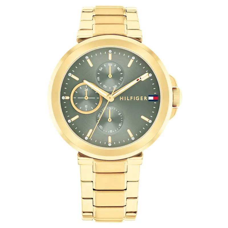 Tommy Hilfiger Horloge TH1782755 Dames Goudkleurig 38 mm