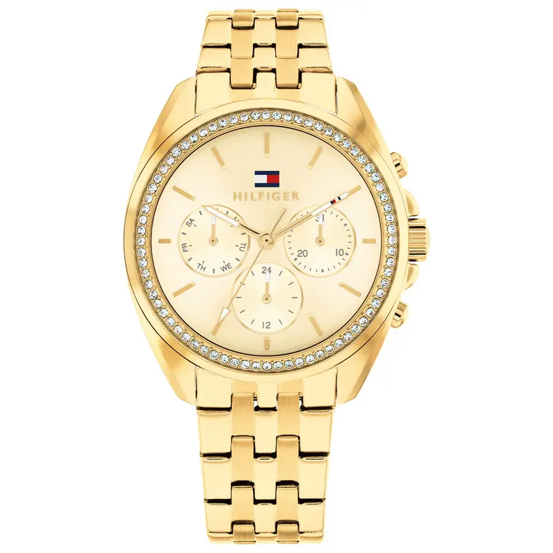 Tommy Hilfiger Horloge TH1782803 Dames Goudkleurig 36 mm