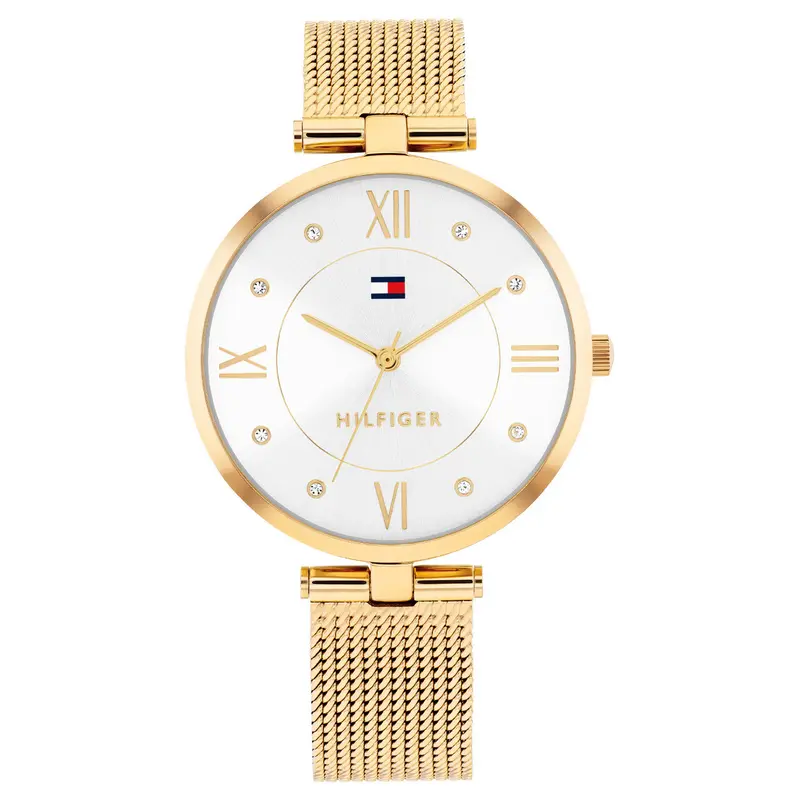 Tommy Hilfiger Horloge TH1782805 Dames Goudkleurig 34 mm