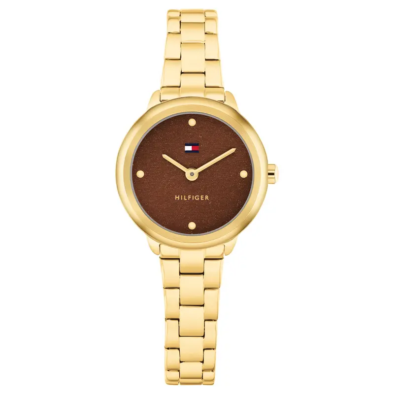 Tommy Hilfiger Horloge TH1782815 Dames Goudkleurig 26 mm
