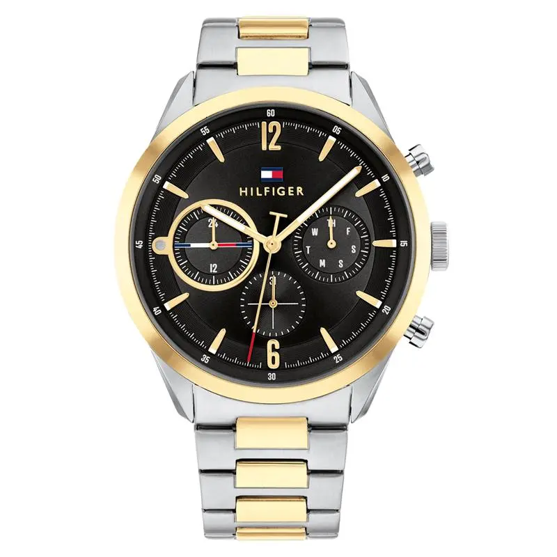 Tommy Hilfiger Horloge TH1791944 Heren Zilverkleurig 44 mm