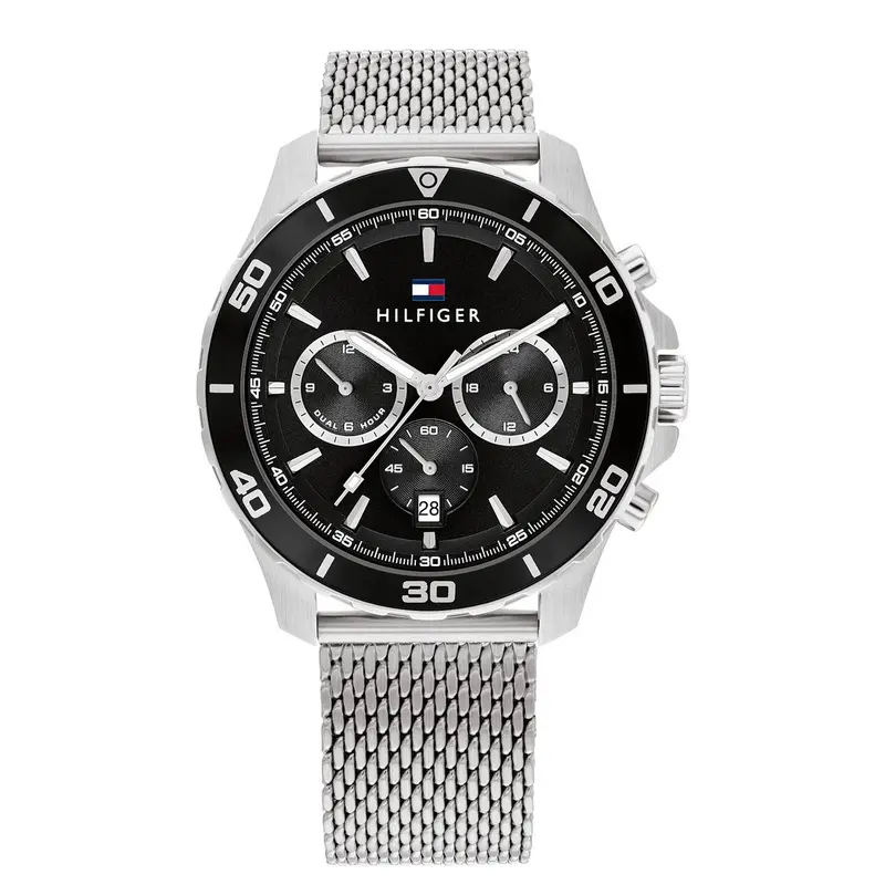 Tommy Hilfiger Horloge TH1792092 Heren Zilverkleurig 43 mm