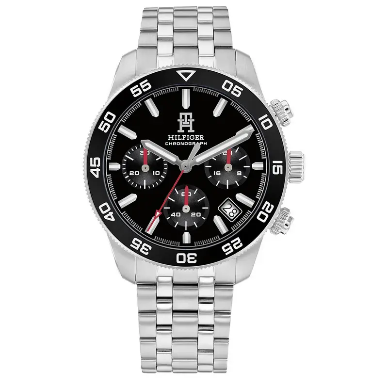 Tommy Hilfiger Horloge TH1792156 Heren Zilverkleurig 41 mm