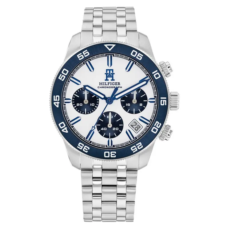 Tommy Hilfiger Horloge TH1792157 Heren Zilverkleurig 41 mm
