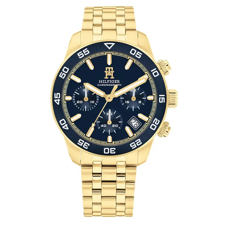 Tommy Hilfiger Horloge TH1792158 Heren Goudkleurig 41 mm