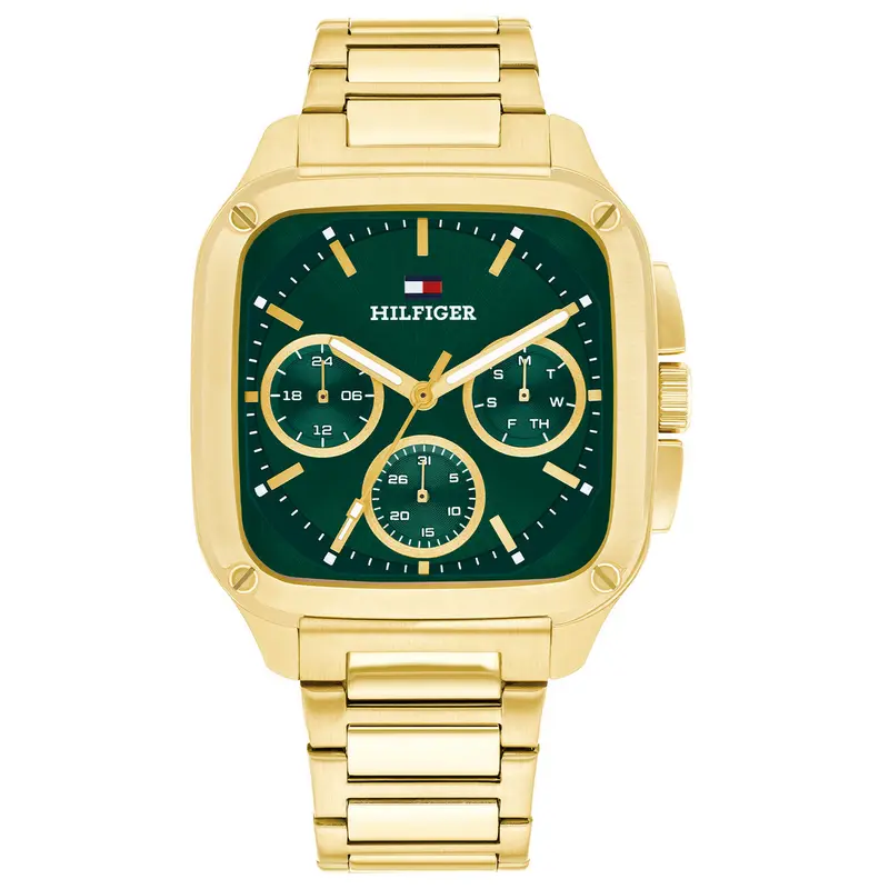 Tommy Hilfiger Horloge TH1792223 Heren Goudkleurig 39 mm