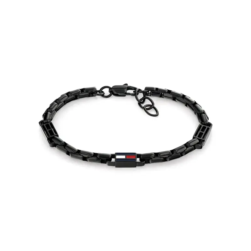 Tommy Hilfiger Jewels TJ2790676 Armband Heren 3D Flag Zw 19cm