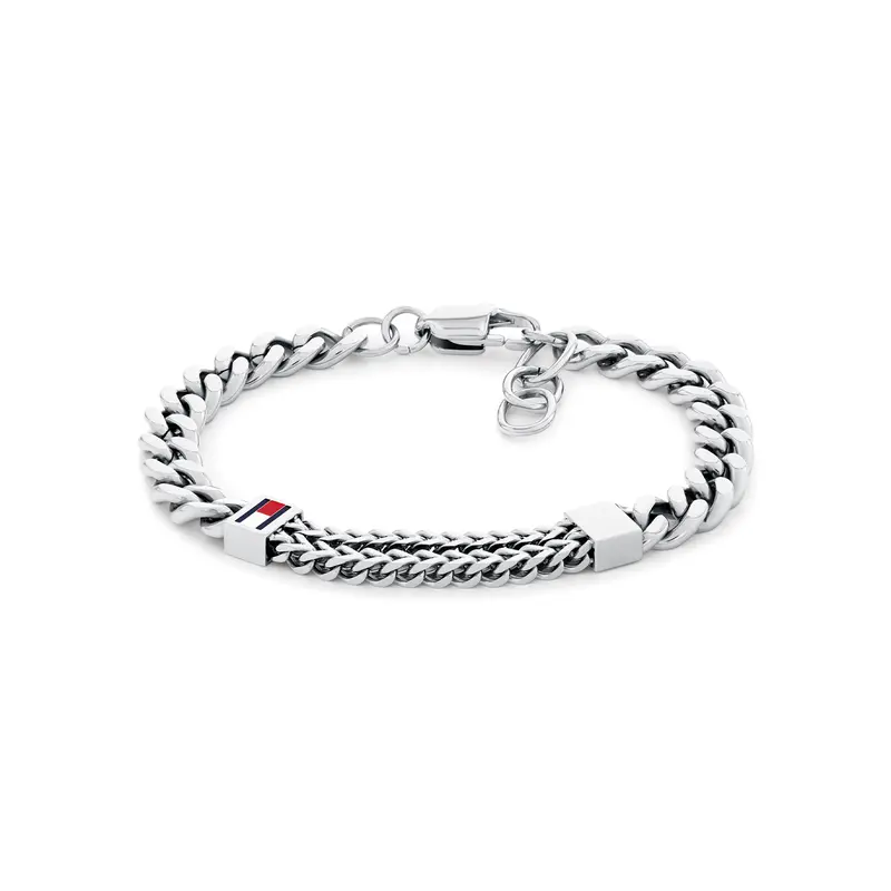 Tommy Hilfiger TJ2790729 Heren Armband Zilverkleurig