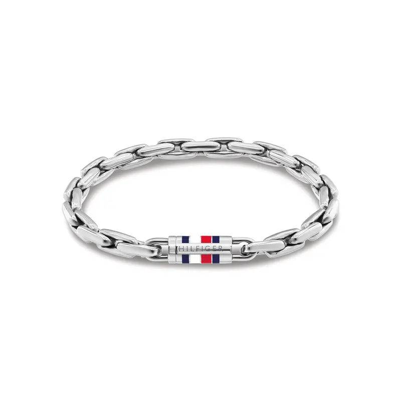 Tommy Hilfiger TJ2790749 Heren Armband Zilverkleurig