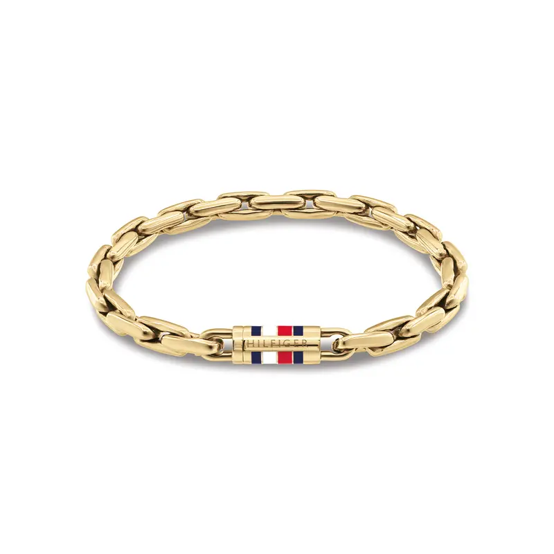 Tommy Hilfiger TJ2790750 Heren Armband Goudkleurig