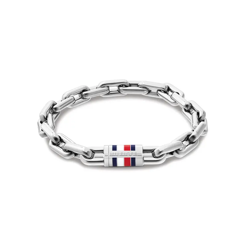 Tommy Hilfiger TJ2790751 Heren Armband Zilverkleurig