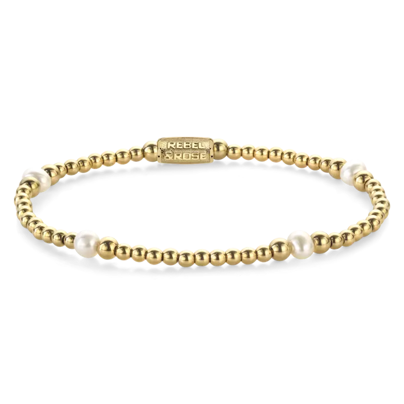 Touch of Pearl Gem - 4mm - Kralen Armband Dames