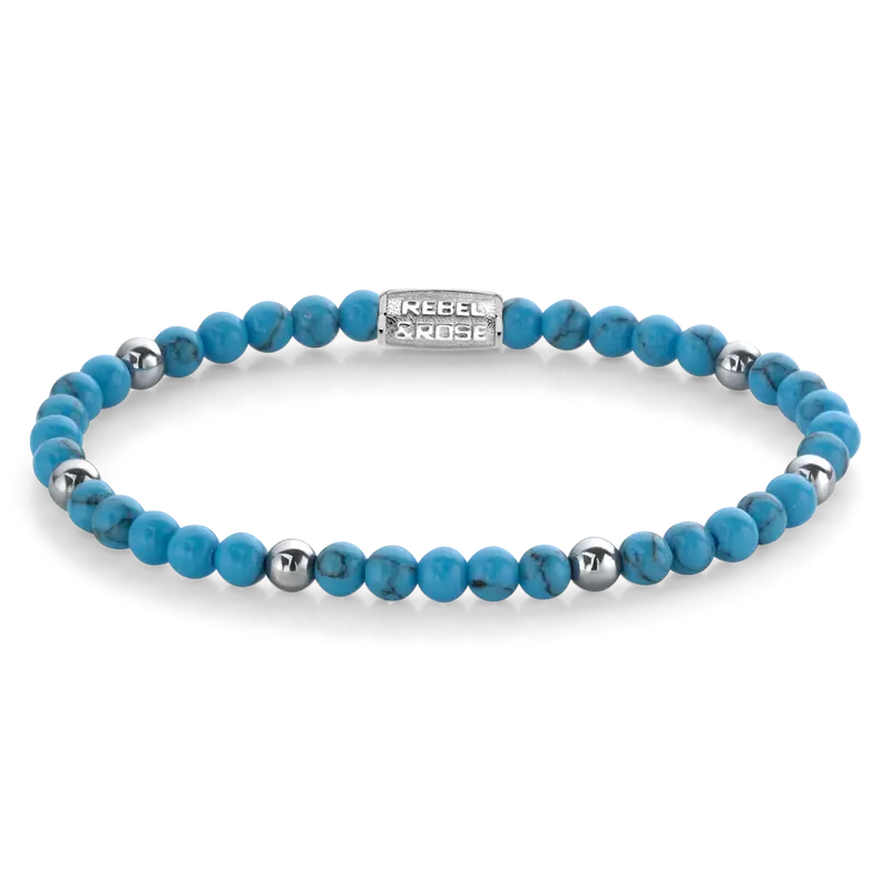 Turquoise Delight II - 4mm - Kralen Armband Dames