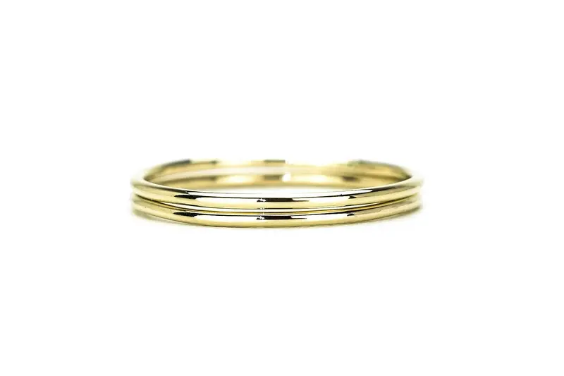 Twee Aanschuifringen 14K Goud BeMy