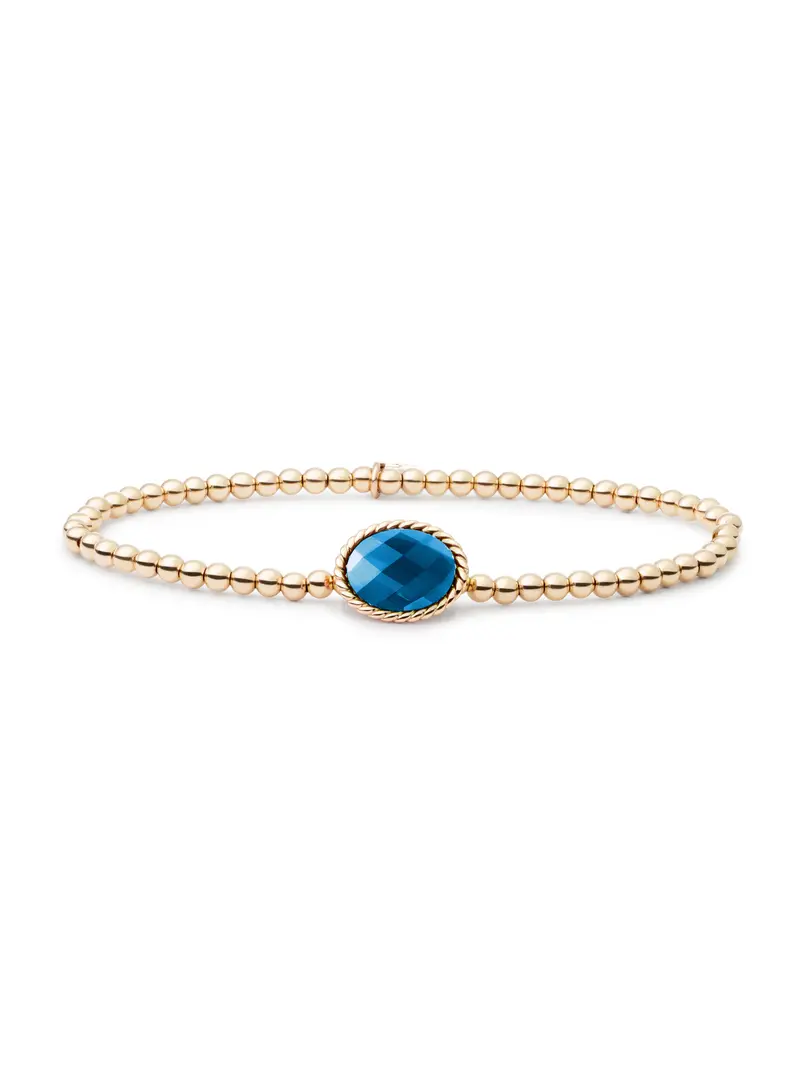 Twist Armband Topaz Quartz