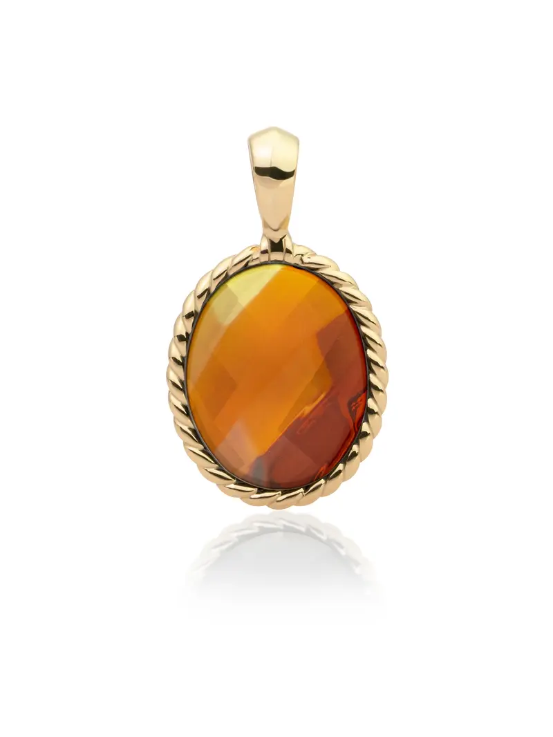 Twist Pendant Citrine Quartz