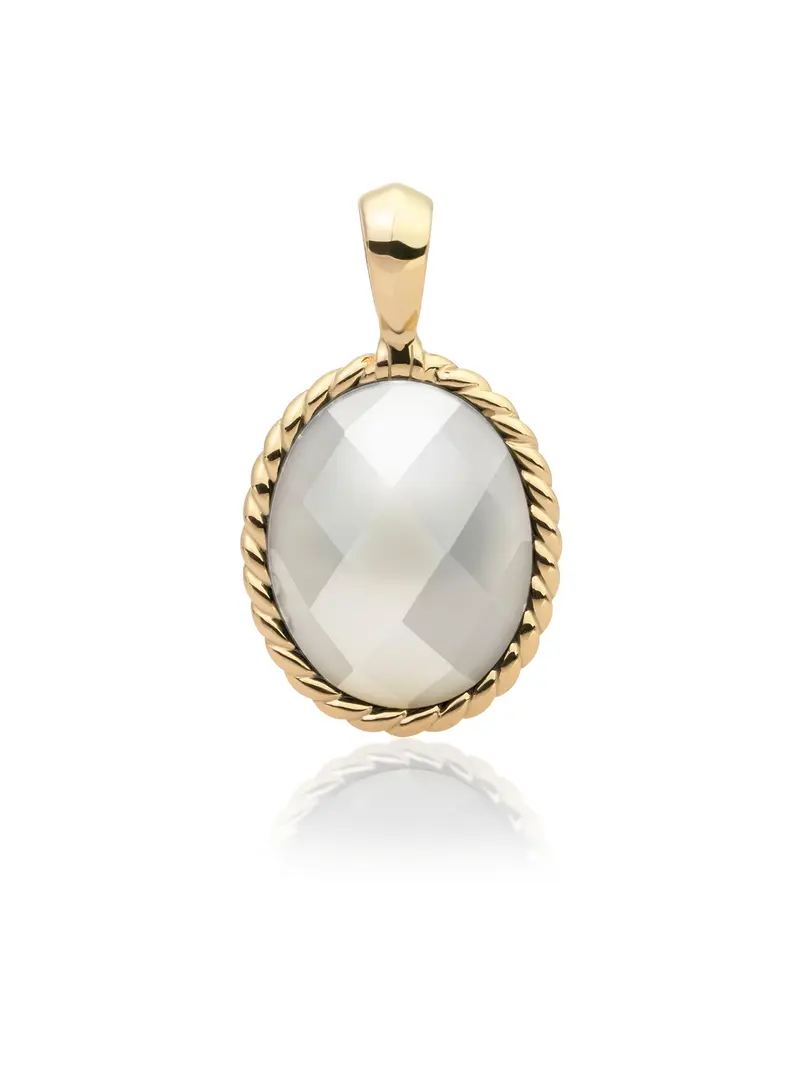 Twist Pendant Pearl