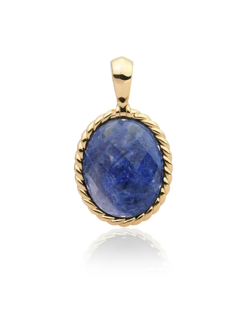 Twist Pendant Sodalite