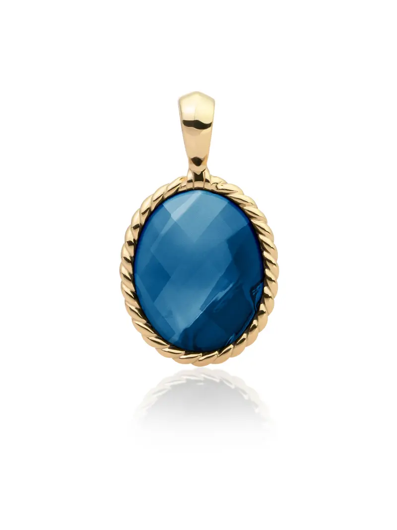 Twist Pendant Topaz Quartz