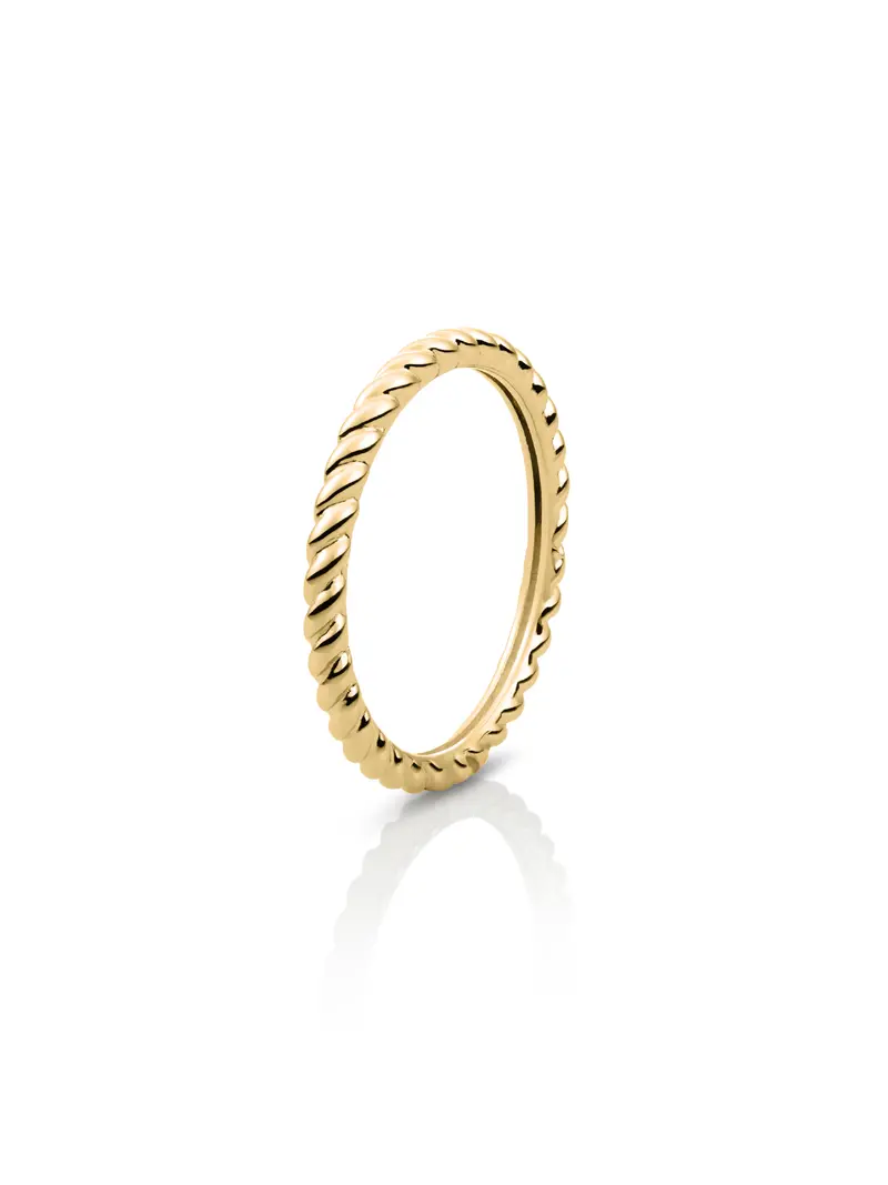 Twist Ring Additional 9K Goud