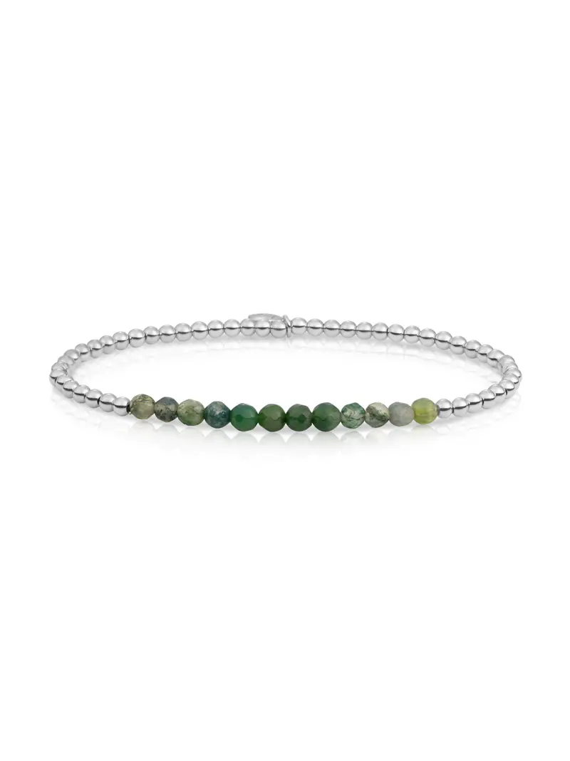 Universe Armband Moss Agate